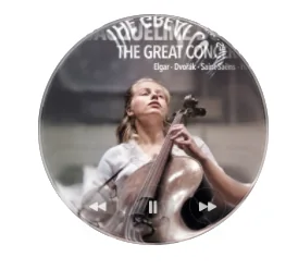 Round Music Widget shown at a compact size